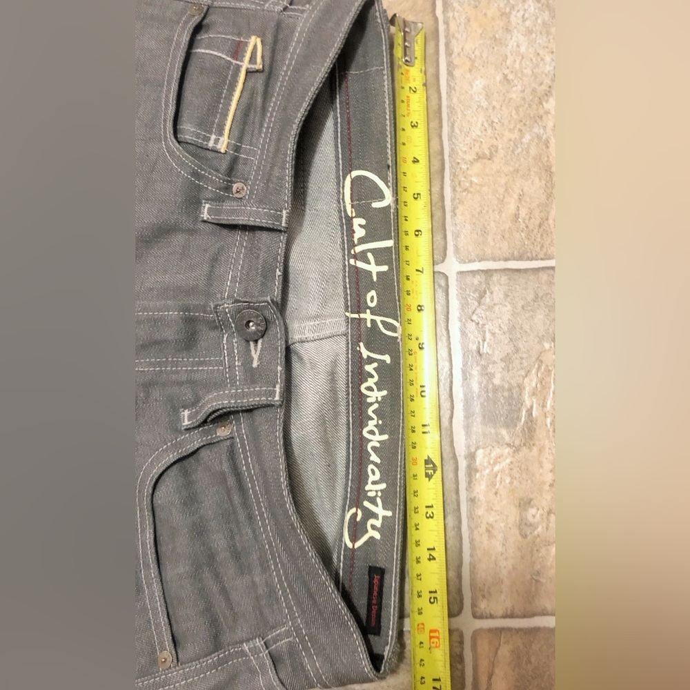 NWOT Cult of Individuality Hagen Relaxed 31x34(32.5x33.5)Japanese Selvedge Jeans - Picture 2 of 9